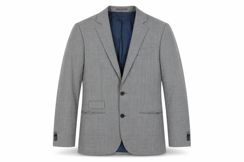 Mens UK Size 40 River Island Regular Grey Suit Jacket