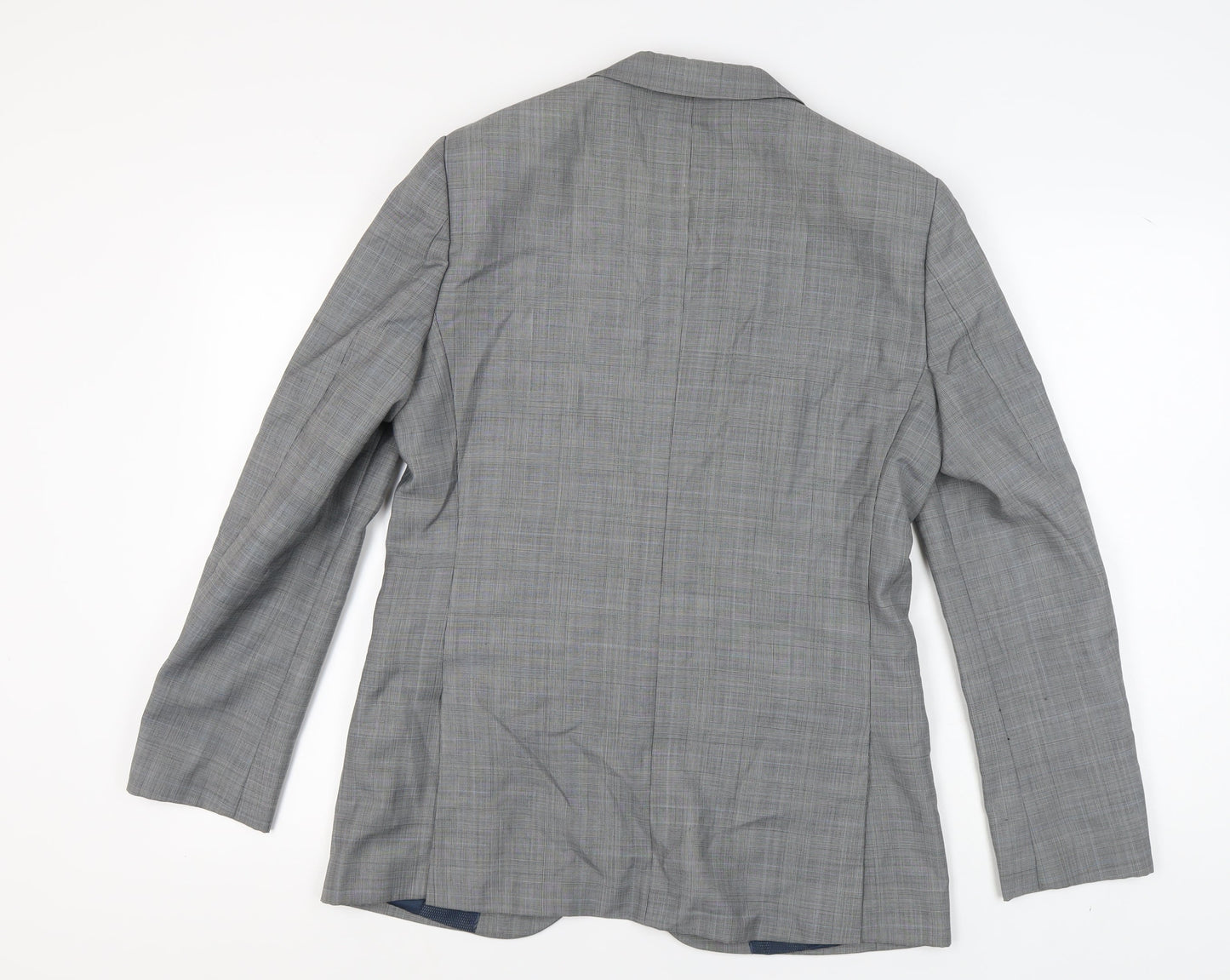 Mens UK Size 40 River Island Regular Grey Suit Jacket