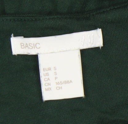 H&M Women's Green Tank Dress Sleeveless Size S