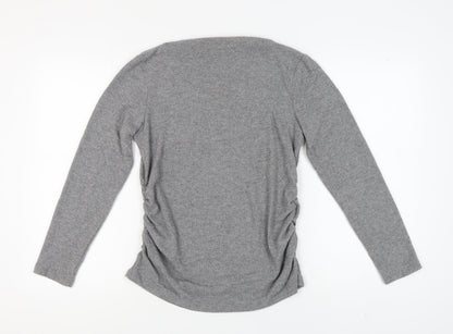 Womens UK Size L C&A Grey Pullover Jumper