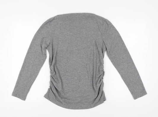 C&A Women's Grey Knit Jumper Size L