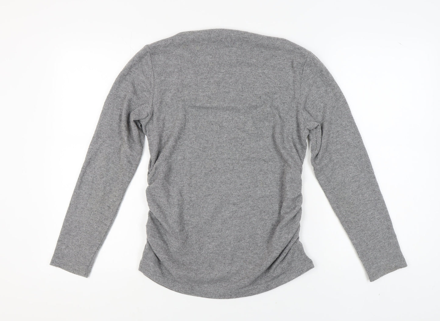 Womens UK Size L C&A Grey Pullover Jumper