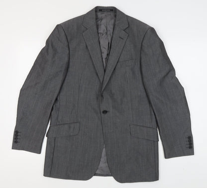 Mens UK Size 40 Richard James Regular Grey Suit Jacket