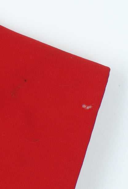 Marks and Spencer Red Wool Blazer, Women, Size 14, Long