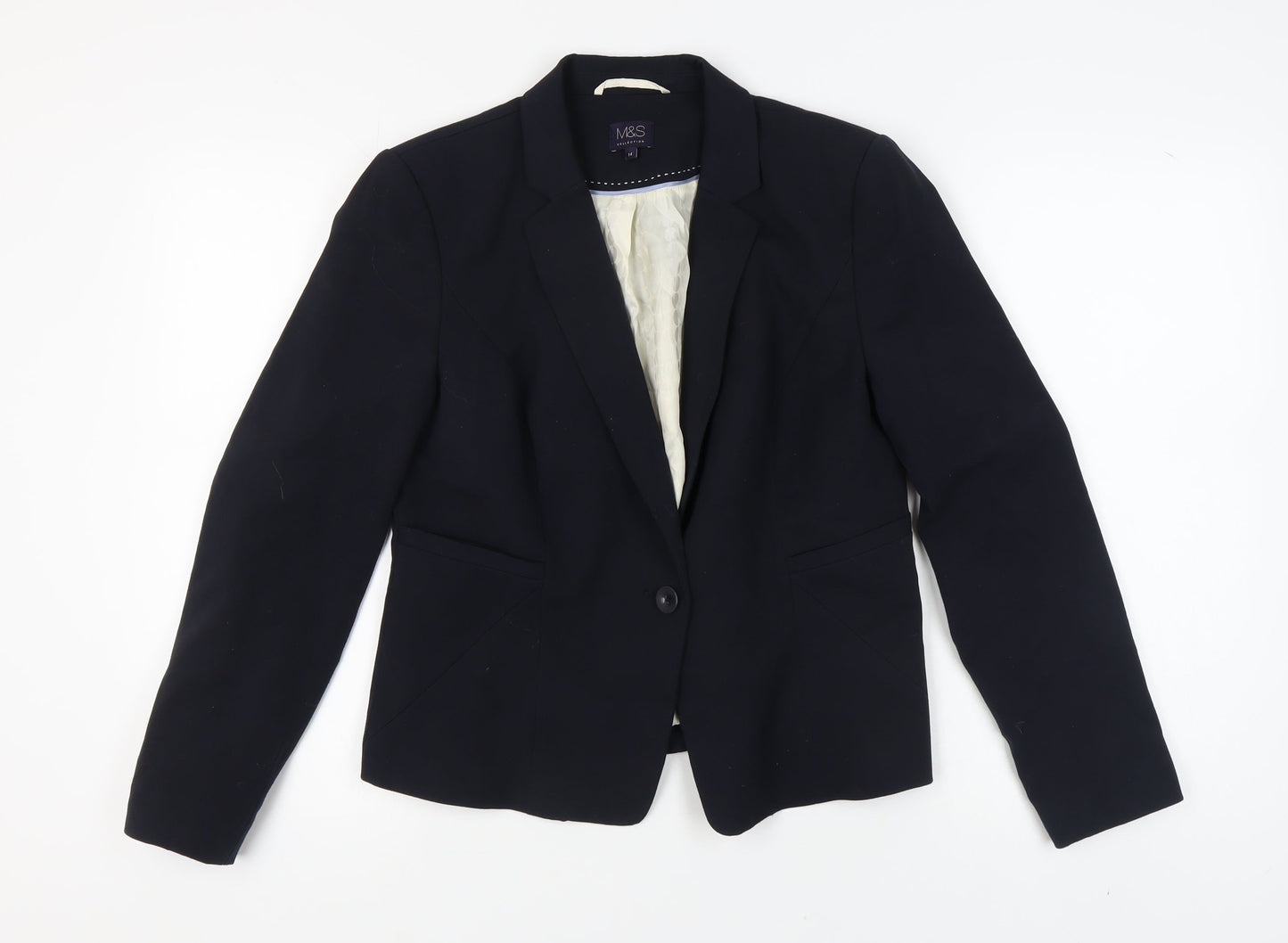 Marks and Spencer Women's Black Blazer UK Size 14