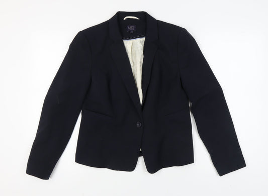 Marks and Spencer Women's Black Blazer UK Size 14