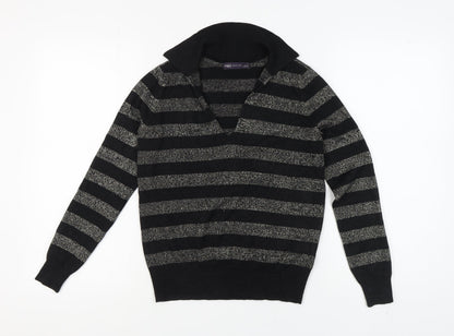 Womens UK Size S Marks and Spencer Black Pullover Jumper