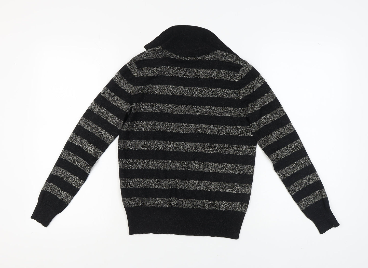 Womens UK Size S Marks and Spencer Black Pullover Jumper