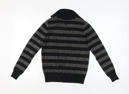 Womens UK Size S Marks and Spencer Black Pullover Jumper