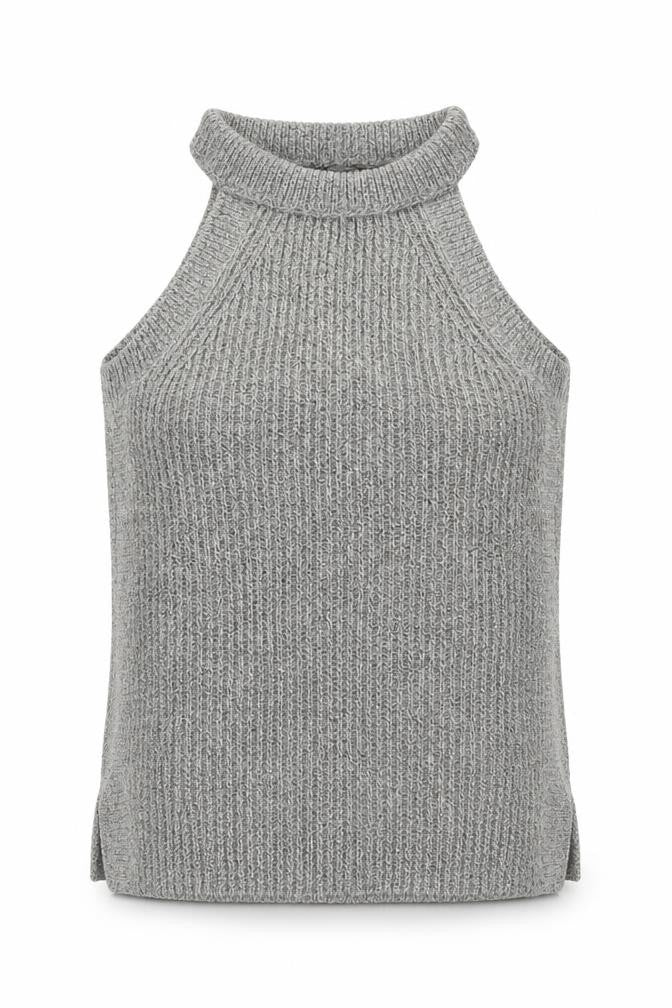 Womens UK Size 2XS Madewell Grey Basic Tank