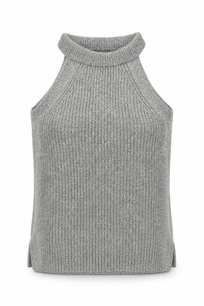 Womens UK Size 2XS Madewell Grey Basic Tank