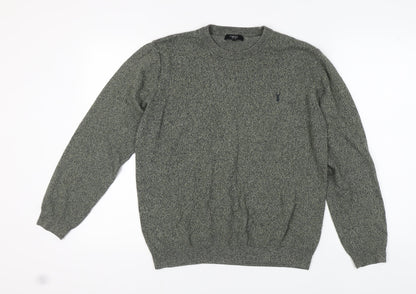 Next Men's Green Wool Pullover Jumper L