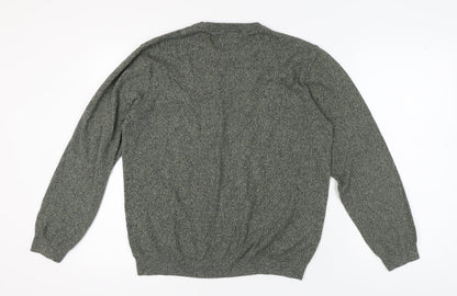 Next Men's Green Wool Pullover Jumper L