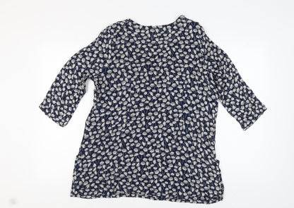 Tara Clothing Women’s Blue Floral Blouse M