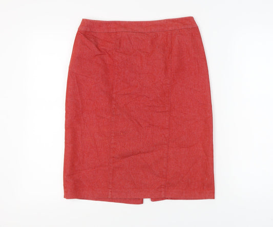 Dorothy Perkins Women's Red Pencil Skirt Size 12