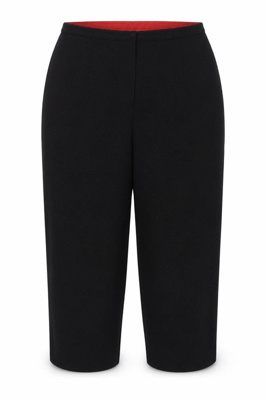 Womens UK Size 18 ELVI   Black Trousers