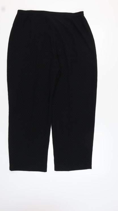 Elvi Women's Plus Size Black Trousers, Size 18