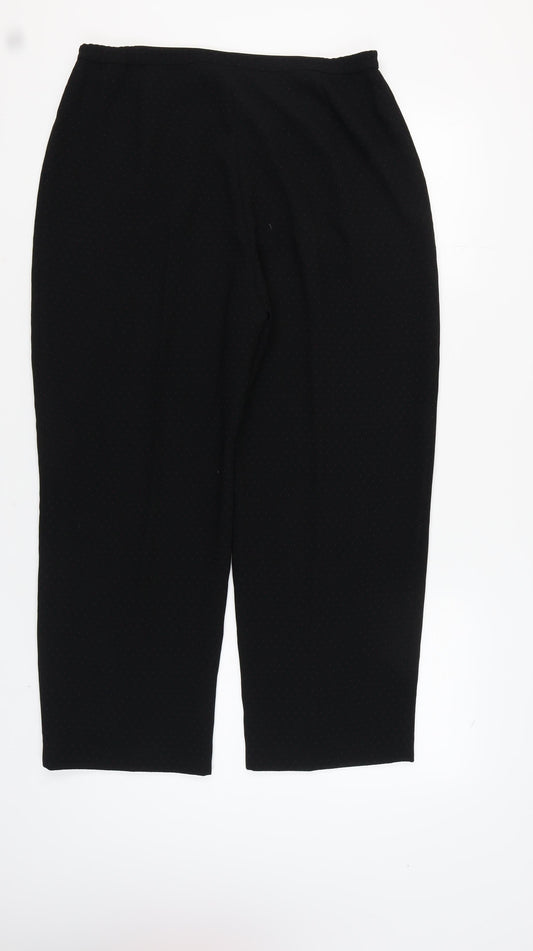 Elvi Women's Plus Size Black Trousers, Size 18