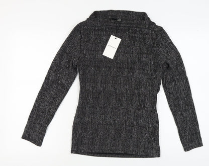 Womens UK Size 12 Marks and Spencer Silver Basic Blouse