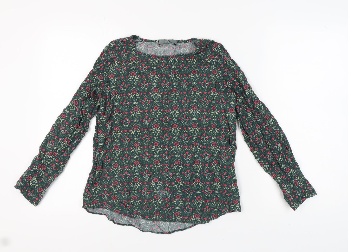 Womens UK Size 8 NEXT Multicoloured Basic Blouse