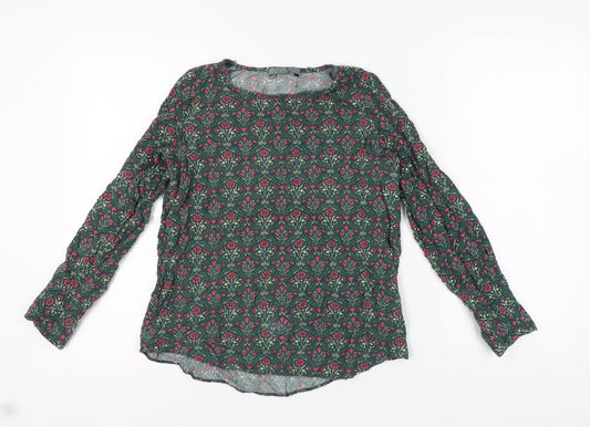 Womens UK Size 8 NEXT Multicoloured Basic Blouse