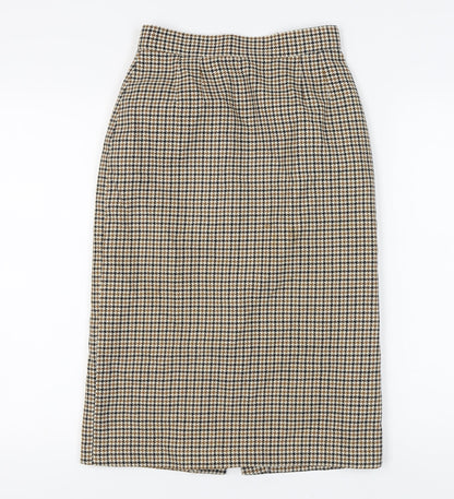 Giorgio Women's Herringbone Wool Pencil Skirt Size 10