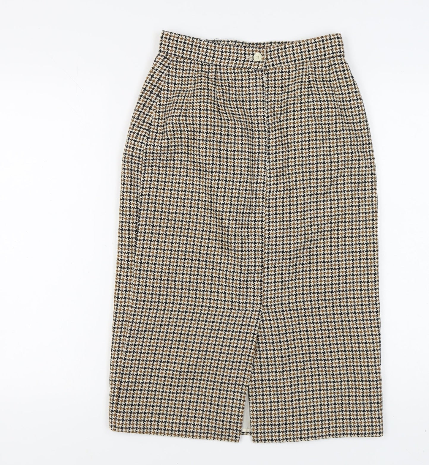 Giorgio Women's Herringbone Wool Pencil Skirt Size 10