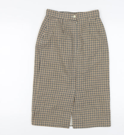 Giorgio Women's Herringbone Wool Pencil Skirt Size 10