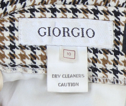 Giorgio Women's Herringbone Wool Pencil Skirt Size 10