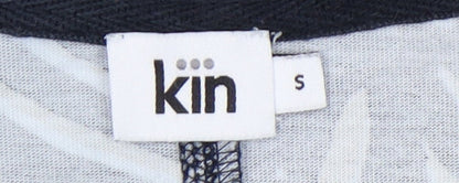 Kin Women's Black Floral Shift Dress Size S