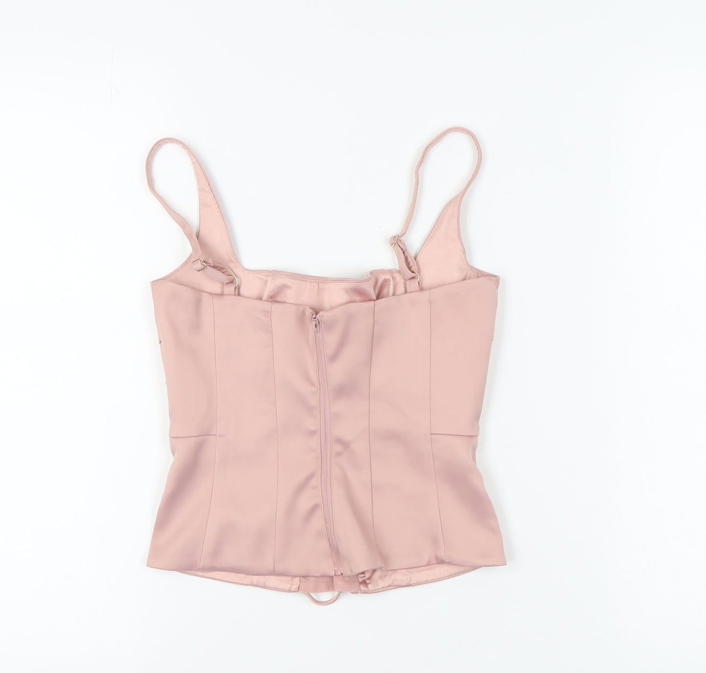 Womens UK Size 4 Oh Polly Pink Camisole Blouse