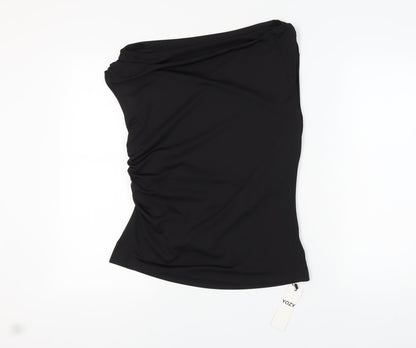YOZY Women's Black One Shoulder Top XL