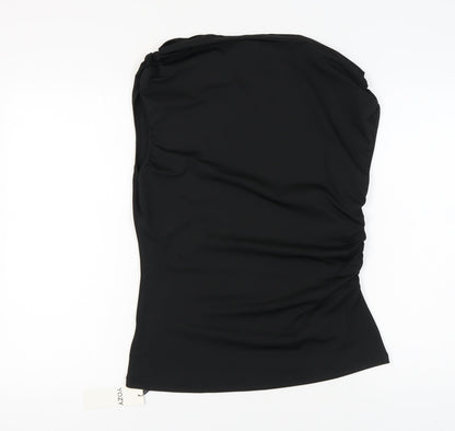 YOZY Women's Black One Shoulder Top XL