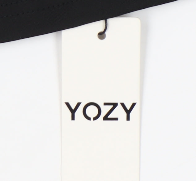 YOZY Women's Black One Shoulder Top XL