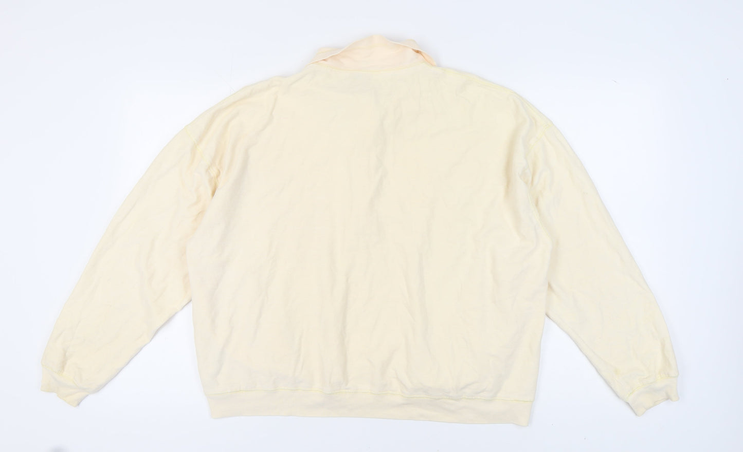 Urban Outfitters Women's Ivory Henley Sweatshirt S
