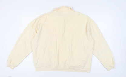 Urban Outfitters Women's Ivory Henley Sweatshirt S