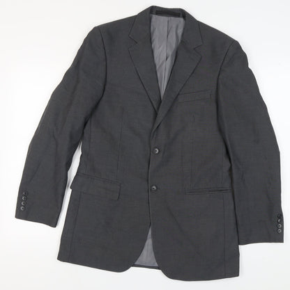 Mens UK Size 38 Marks and Spencer Regular Grey Suit Jacket