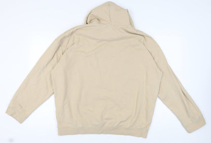 Stylewise Women's Beige Pullover Hoodie, Large