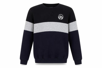 Front view of Hype boys’ colourblock sweatshirt 14 years pullover
