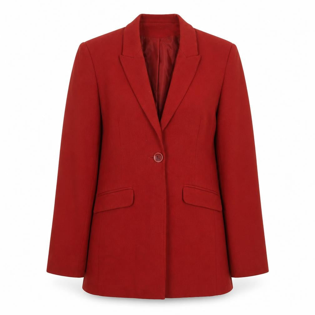Richards Women's Red Blazer Size 12 Lined