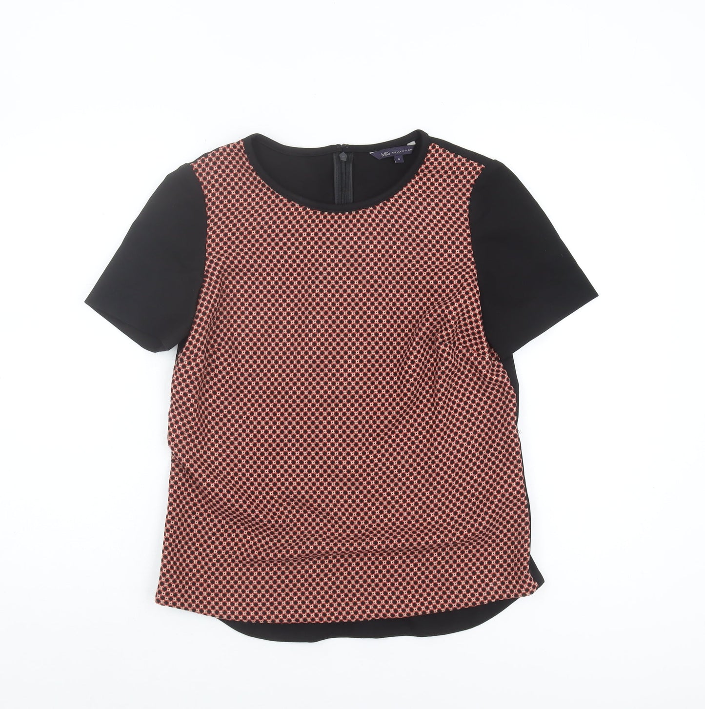 Womens UK Size 8 Marks and Spencer Multicoloured Basic Blouse