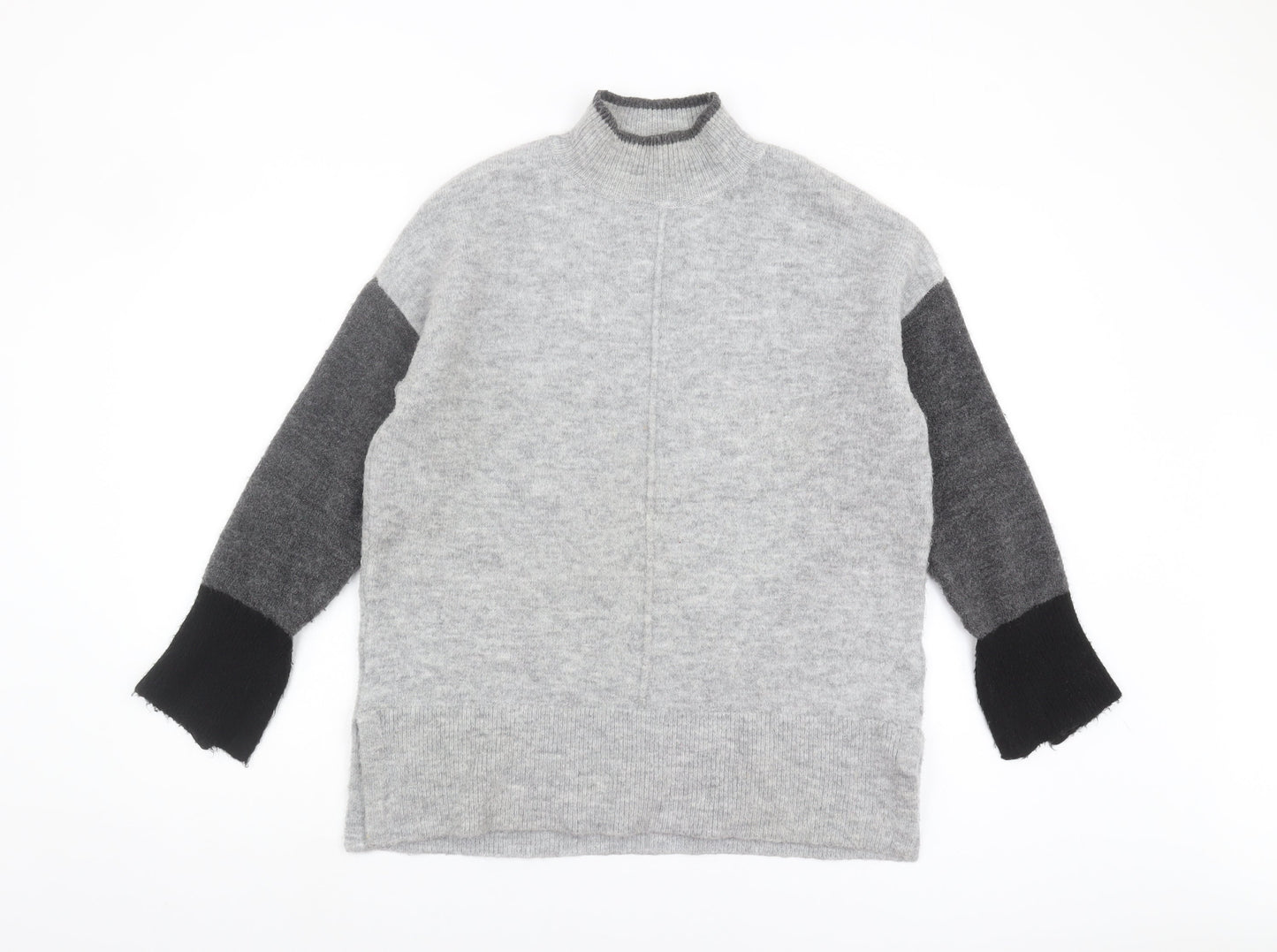 Womens UK Size M Marks and Spencer Grey Pullover Jumper