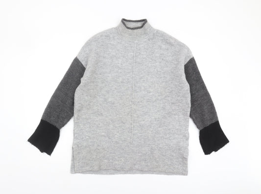 Womens UK Size M Marks and Spencer Grey Pullover Jumper