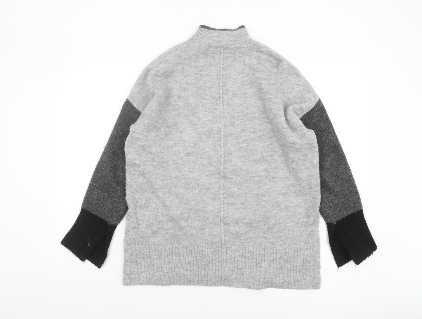 Womens UK Size M Marks and Spencer Grey Pullover Jumper