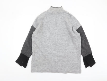 Womens UK Size M Marks and Spencer Grey Pullover Jumper