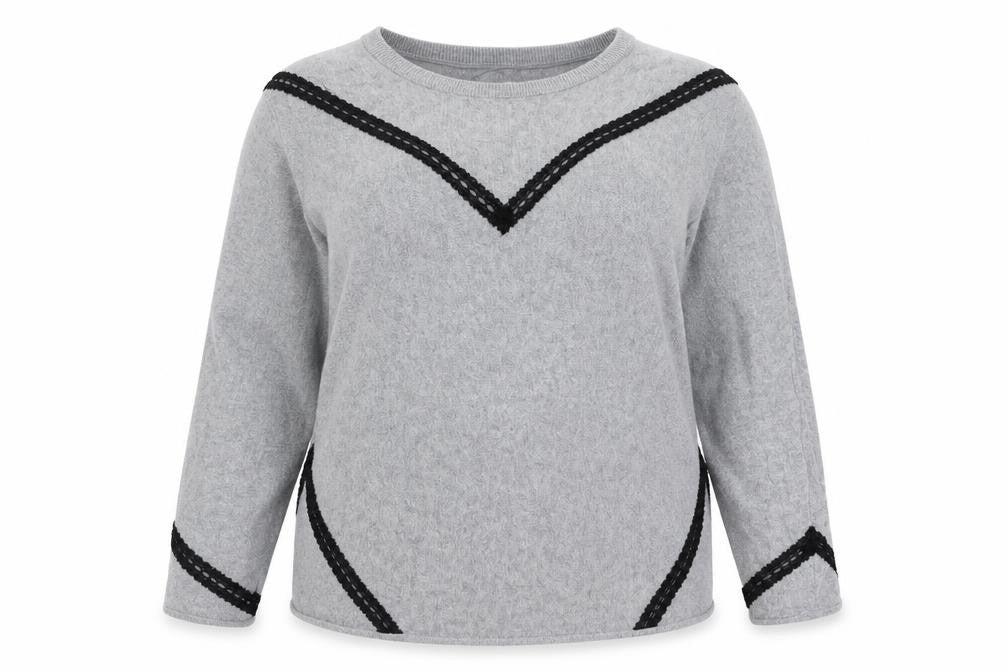 Womens UK Size 18 Nine by Savannah Miller Grey Pullover Jumper