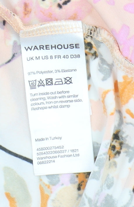 Womens UK Size M Warehouse Multicoloured Kimono