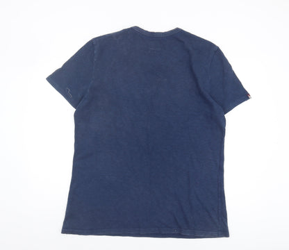 Superdry Men's Blue 2XL Graphic Print T-Shirt