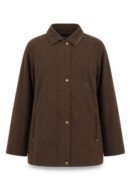 Womens UK Size 16 EWM Pure Classics Brown Basic Jacket