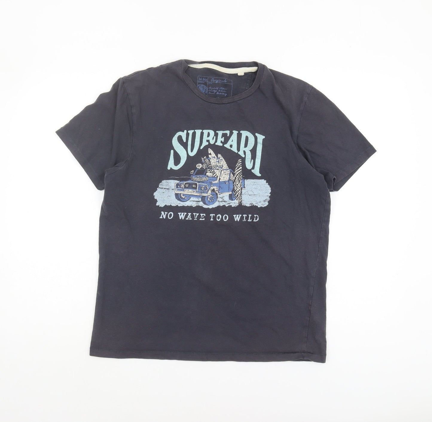 Mens UK Size S FatFace Black  T-Shirt
